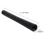 Base per viti universali lucidate con antenna corta in alluminio in fibra di carbonio (dimensioni grandi), 12cm