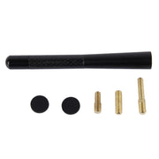 Base per viti universali lucidate con antenna corta in alluminio in fibra di carbonio (dimensioni grandi), 12cm