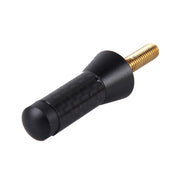 Base per viti universali lucidate con antenna corta in alluminio in fibra di carbonio (dimensioni ridotte), 3.4cm