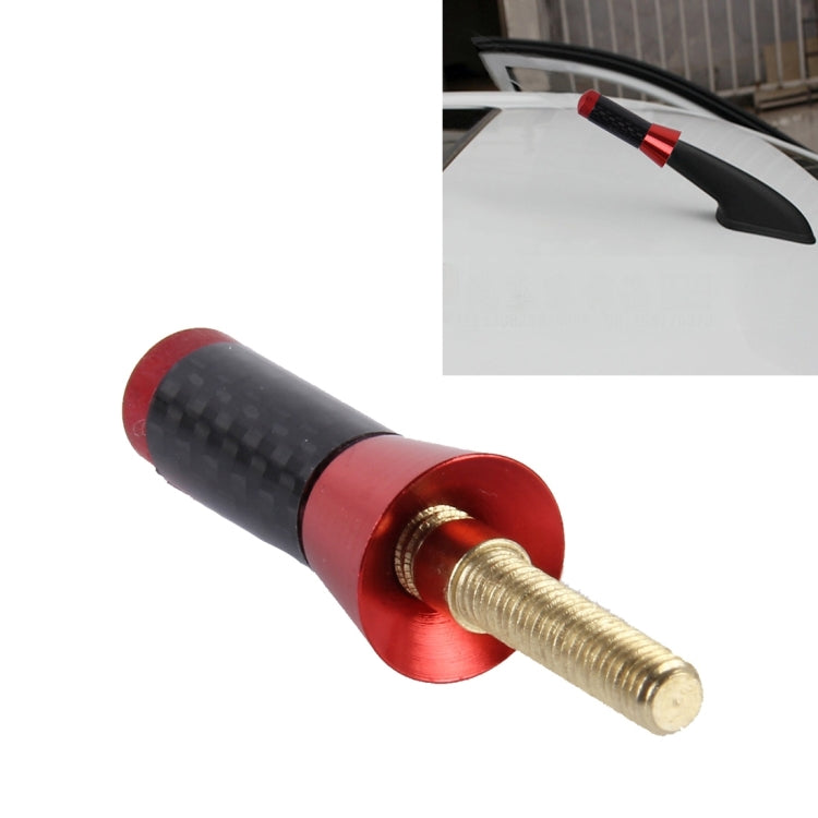 Base per viti universali lucidate con antenna corta in alluminio in fibra di carbonio (dimensioni ridotte), 3.4cm