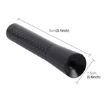 Base per viti universali lucidate con antenna corta in alluminio in fibra di carbonio (dimensioni medie), 8cm