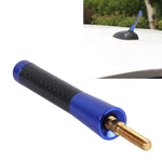 Base per viti universali lucidate con antenna corta in alluminio in fibra di carbonio (dimensioni medie), 8cm