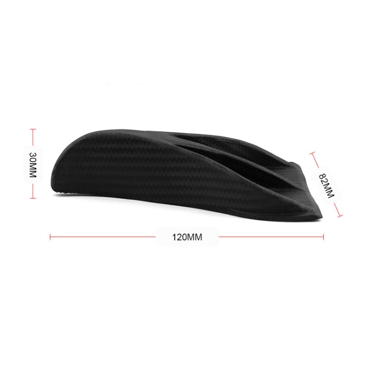 7 pezzi universale per auto aquila artiglio stile pinna di squalo diffusore generatore di vortice spoiler sul tetto, Carbon Fiber