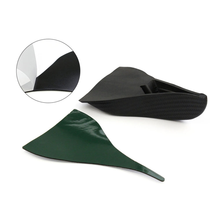 7 pezzi universale per auto aquila artiglio stile pinna di squalo diffusore generatore di vortice spoiler sul tetto, Carbon Fiber