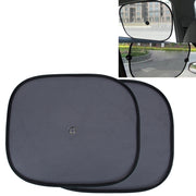 2 pezzi di parasole pieghevole per finestrino dell'auto per blocchi laterali dei raggi UV con ventose, 43.5x36cm
