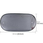 Paralume pieghevole per finestrino dell'auto per bloccare i raggi UV posteriori con ventose, Foldable Shade