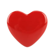 Adesivo decorativo per carrozzeria in metallo a forma di cuore, Heart Shape (Red), Heart Shape (Silver)