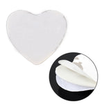 Adesivo decorativo per carrozzeria in metallo a forma di cuore, Heart Shape (Red), Heart Shape (Silver)