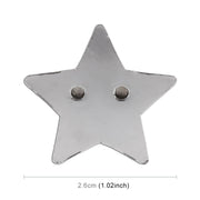 Adesivo decorativo per carrozzeria in metallo con motivo a stella, Star Pattern (Red), Star Pattern (Silver)