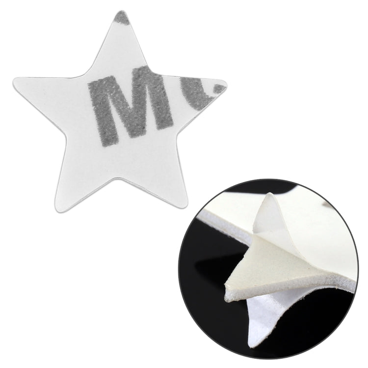 Adesivo decorativo per carrozzeria in metallo con motivo a stella, Star Pattern (Red), Star Pattern (Silver)