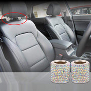Decorazione modificata del cuscino per la testa in cristallo per auto da 4 pezzi