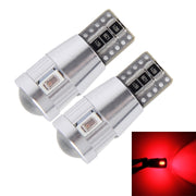 2 pezzi T10 3W 6 LED SMD-5630 Lampada per luci di ingombro per auto Canbus senza errori, DC 12V, 6 SMD-5630 LEDs