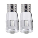 2 pezzi T10 3W 6 LED SMD-5630 Lampada per luci di ingombro per auto Canbus senza errori, DC 12V, 6 SMD-5630 LEDs