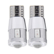 2 pezzi T10 3W 6 LED SMD-5630 Lampada per luci di ingombro per auto Canbus senza errori, DC 12V, 6 SMD-5630 LEDs