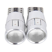 2 pezzi T10 3W 6 LED SMD-5630 Lampada per luci di ingombro per auto Canbus senza errori, DC 12V, 6 SMD-5630 LEDs