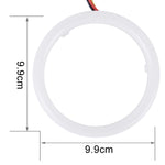 2 PZ 3 pollici 6 W Luce bianca + Luce gialla Angel Eyes per auto, DC 12 V Lunghezza cavo: 50 cm, 3inch