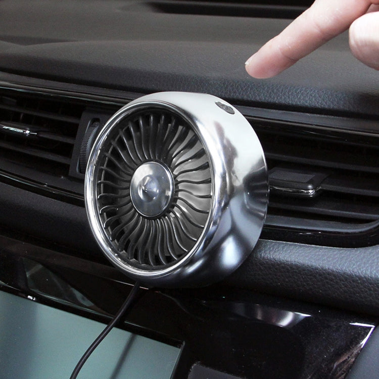 Ventola di raffreddamento elettrica con presa d'aria per auto portatile multifunzione, Multi-function (Black), Multi-function (Silver)