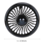Ventola di raffreddamento elettrica con presa d'aria per auto portatile multifunzione, Multi-function (Black), Multi-function (Silver)