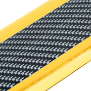 Adesivo decorativo per striscia decorativa per soglia portiera auto in fibra di carbonio placcata universale, dimensioni: 7 cm x 2 m, 7CM x 2M (Gold), 7CM x 2M (Red), 7CM x 2M (Silver)