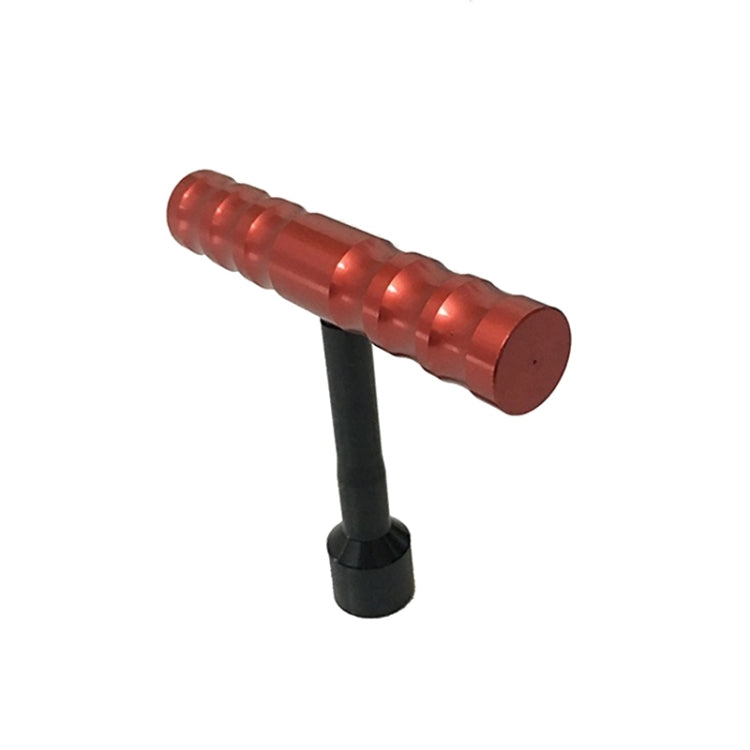Kit di attrezzi per riparazione auto 19 in 1 Kit di attrezzi per riparazione ammaccature senza vernice Rimozione grandine Piccolo kit di attrezzi per riparazione ammaccature con martello scorrevole a barra rossa, 19 in 1 Small Red T Bar