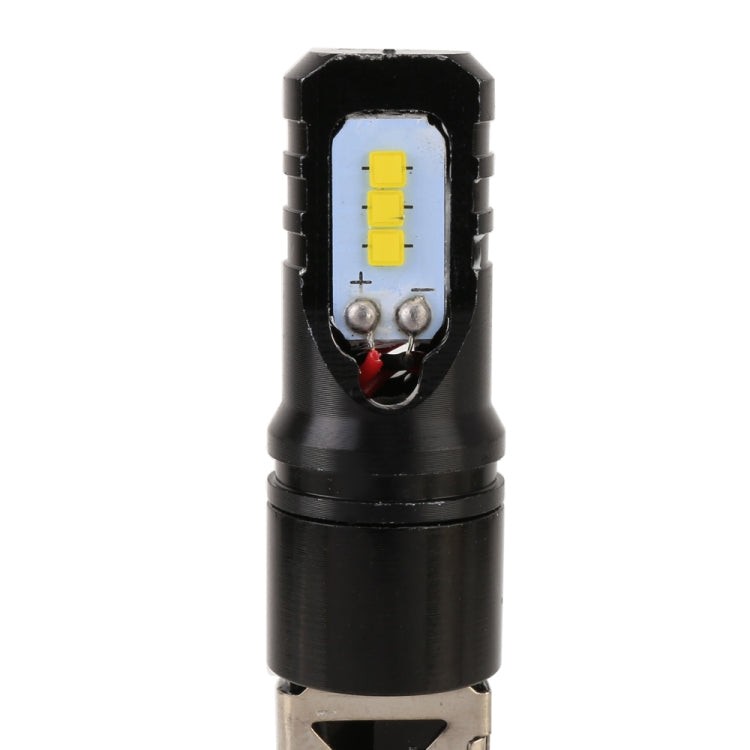 Fendinebbia LED per auto H1 DC12V / 4,5 W / 6000 K / 360 LM da 2 pezzi con 6 perline lampada CSP, luce bianca, H1 (Black), H1 (Silver)