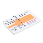 2 pz 0-20mm Piano di Plastica del Battistrada Refinding Turni Refinding Risultato Esiste Compresse del Battistrada di Plastica Calibro di Profondità del Battistrada del Pneumatico, Plastic Tire Tread Depth Gauge, Plastic Tire Tread Depth Gauge(Blue)