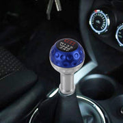 Pomello del cambio manuale o automatico universale adatto a tutte le auto, Black, Blue, Red, Silver