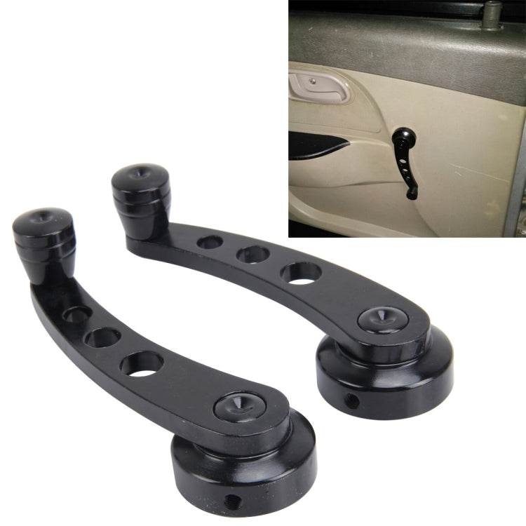 1 paio di avvolgitori manuali per manovelle per porte e finestre per auto universali, Window Winders