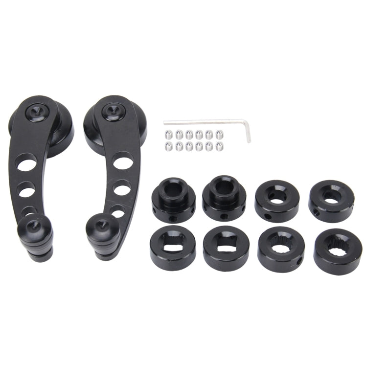 1 paio di avvolgitori manuali per manovelle per porte e finestre per auto universali, Window Winders