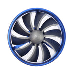 Kit set di ventole per caricabatterie turbo turbo per aspirazione aria a turbina su un lato in acciaio inossidabile universale per auto, Single Side