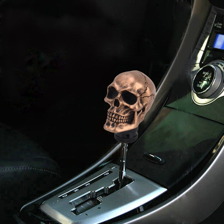 Pomello del cambio manuale o automatico universale in resina ABS a forma di testa di teschio adatto a tutte le auto, Gear Shift Knob 9