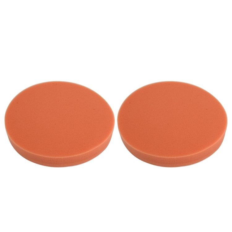 Spugna per cera per auto da 2 pezzi Spugna di forma rotonda Spugna per ceretta ad alta densità, Dimensioni: 18,5 x 18,5 cm, 18.5 x 18.5cm