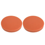 Spugna per cera per auto da 2 pezzi Spugna di forma rotonda Spugna per ceretta ad alta densità, Dimensioni: 18,5 x 18,5 cm, 18.5 x 18.5cm