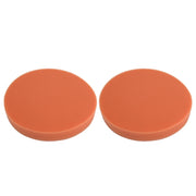 Spugna per cera per auto da 2 pezzi Spugna di forma rotonda Spugna per ceretta ad alta densità, Dimensioni: 18,5 x 18,5 cm, 18.5 x 18.5cm