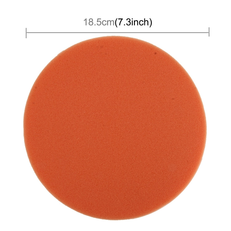 Spugna per cera per auto da 2 pezzi Spugna di forma rotonda Spugna per ceretta ad alta densità, Dimensioni: 18,5 x 18,5 cm, 18.5 x 18.5cm