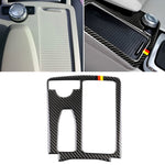Auto Bandiera Tedesca In Fibra di Carbonio Guida A Sinistra Posizione del Cambio Pannello Adesivo Decorativo per Mercedes-Benz W204 2007-2013 / W212 2010-2012, Left Drive Gear Position (German Flag)