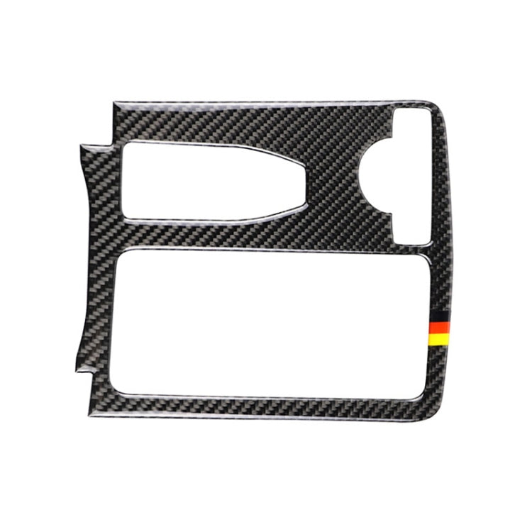 Auto Bandiera Tedesca In Fibra di Carbonio Guida A Sinistra Posizione del Cambio Pannello Adesivo Decorativo per Mercedes-Benz W204 2007-2013 / W212 2010-2012, Left Drive Gear Position (German Flag)
