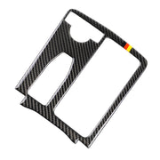 Auto Bandiera Tedesca In Fibra di Carbonio Guida A Sinistra Posizione del Cambio Pannello Adesivo Decorativo per Mercedes-Benz W204 2007-2013 / W212 2010-2012, Left Drive Gear Position (German Flag)