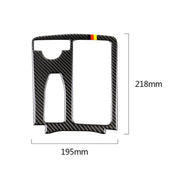 Auto Bandiera Tedesca In Fibra di Carbonio Guida A Sinistra Posizione del Cambio Pannello Adesivo Decorativo per Mercedes-Benz W204 2007-2013 / W212 2010-2012, Left Drive Gear Position (German Flag)