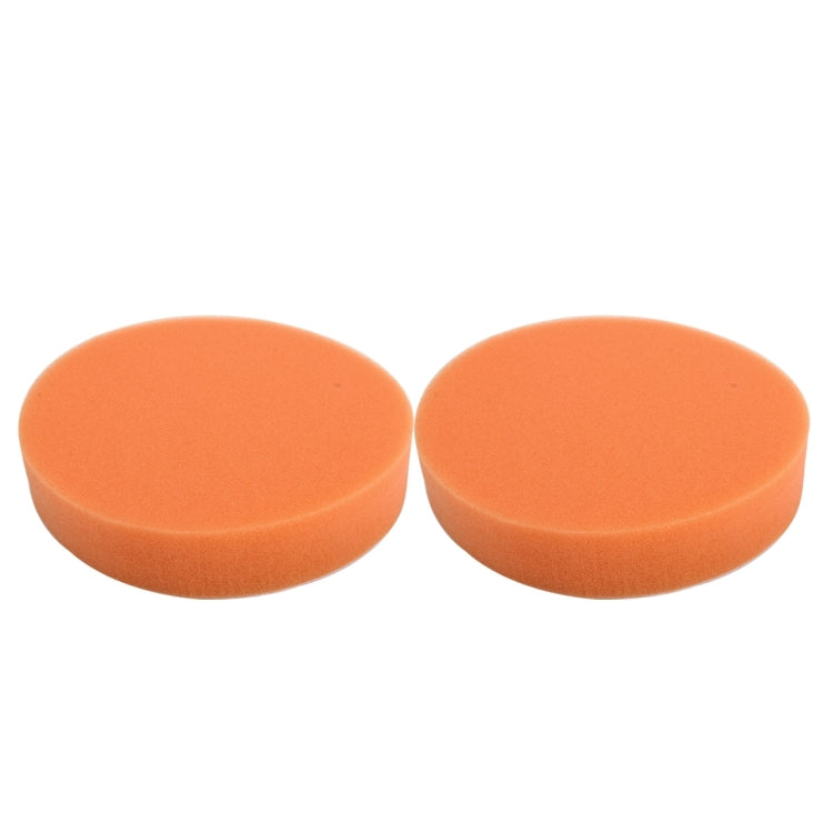 Spugna per cera per auto da 2 pezzi Spugna di forma rotonda Spugna per ceretta ad alta densità, Dimensioni: 12,5 x 12,5 cm, 12.5 x 12.5cm