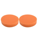 Spugna per cera per auto da 2 pezzi Spugna di forma rotonda Spugna per ceretta ad alta densità, Dimensioni: 12,5 x 12,5 cm, 12.5 x 12.5cm