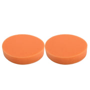 Spugna per cera per auto da 2 pezzi Spugna di forma rotonda Spugna per ceretta ad alta densità, Dimensioni: 12,5 x 12,5 cm, 12.5 x 12.5cm