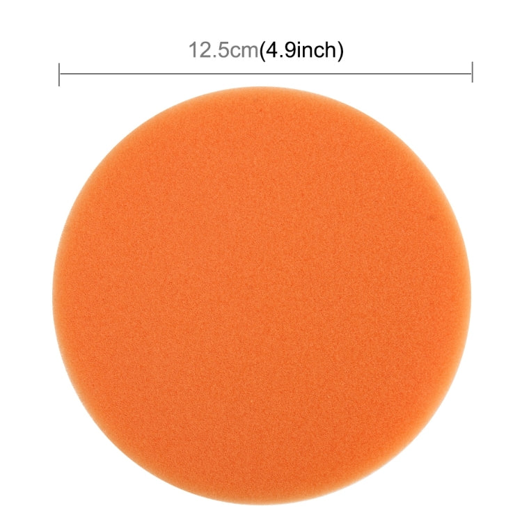 Spugna per cera per auto da 2 pezzi Spugna di forma rotonda Spugna per ceretta ad alta densità, Dimensioni: 12,5 x 12,5 cm, 12.5 x 12.5cm