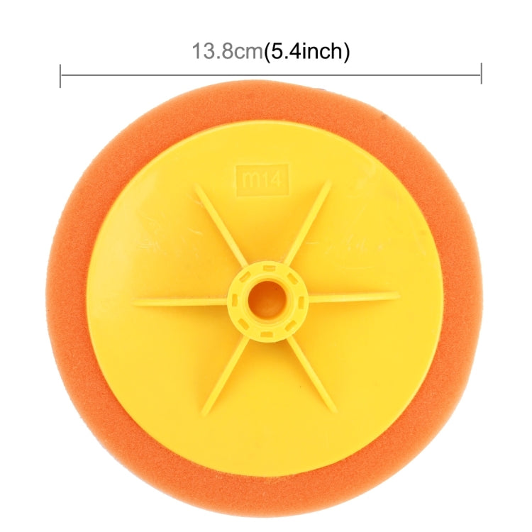 Disco per lucidatura Lucidatrice automatica Ruota in spugna dedicata Spugna per decontaminazione spugna per lucidatura a cera, diametro del foro per vite: 14 mm, 14mm