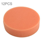 Spugna rotonda ad alta densità, spugna per cera per auto, 12 pezzi, dimensioni: 9,8 x 9,8 cm., 9.8*9.8cm