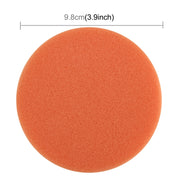 Spugna rotonda ad alta densità, spugna per cera per auto, 12 pezzi, dimensioni: 9,8 x 9,8 cm., 9.8*9.8cm