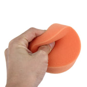 Spugna rotonda ad alta densità, spugna per cera per auto, 12 pezzi, dimensioni: 9,8 x 9,8 cm., 9.8*9.8cm