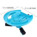 Ugello Rotante Automatico da Giardino Irrigatore Automatico Rotante da 360 Gradi Ugello per Irrigazione del Prato da Giardino, Applicabile per Tubi dell'Acqua da 3/4 di Pollice(Blu), 360 Degree Automatic Sprinkling 3