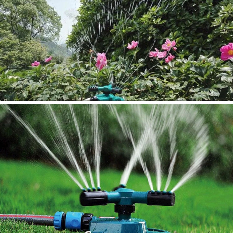 Ugello Rotante Automatico da Giardino Irrigatore Automatico Rotante da 360 Gradi Ugello per Irrigazione del Prato da Giardino, Applicabile per Tubi dell'Acqua da 1/2 Pollice(Blu), 360 Degree Automatic Sprinkling 2