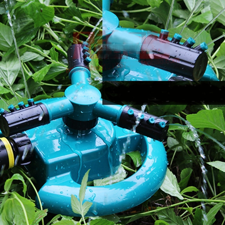 Ugello Rotante Automatico da Giardino Irrigatore Automatico Rotante da 360 Gradi Ugello per Irrigazione del Prato da Giardino, Applicabile per Tubi dell'Acqua da 1/2 Pollice(Blu), 360 Degree Automatic Sprinkling 2
